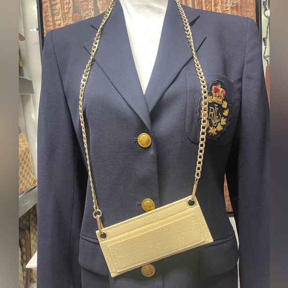 Bag insert with a gold chain - Picture 3 of 7